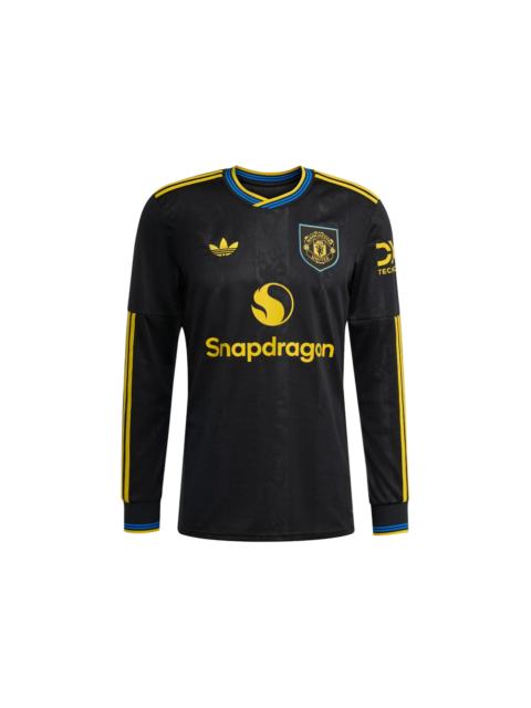adidas 25/26 Long Sleeve Third Jersey Manchester United Black