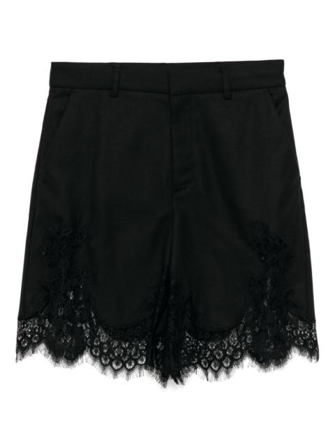 lace tailored shorts