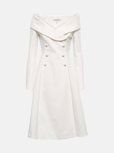 Emotional Essence off-shoulder midi dress