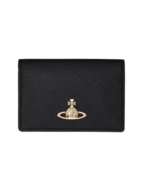 Black Saffiano Card Holder