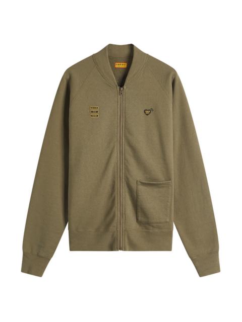 Human Made Heart Zip Jersey Bomber Jacket