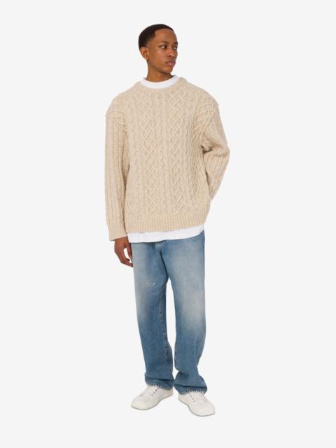 SHETLAND WOOL PULLOVER