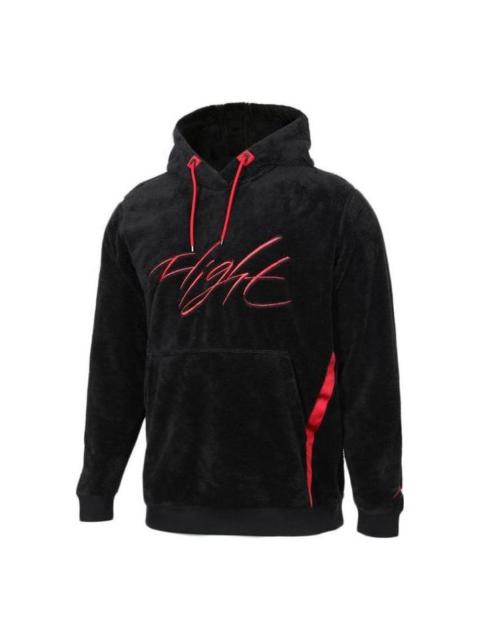Air Jordan Wings Of Flight Hoodie 'Black Red' AH6251-010