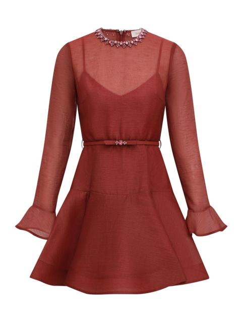 ALCHEMY PEPLUM MINI DRESS