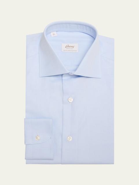 Men's Sea Island Cotton Herringbone Dress Shirt