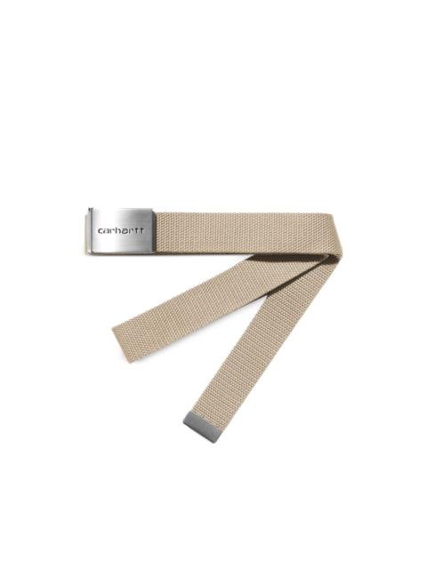 metal-buckle woven belt