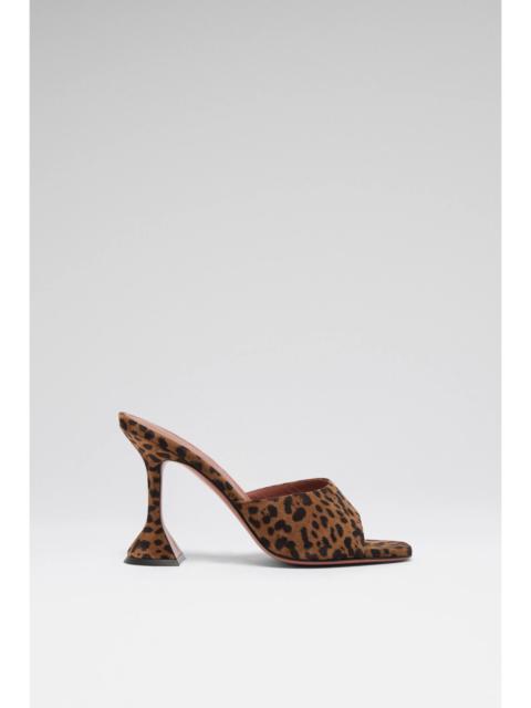 LUPITA SLIPPER 95 LEOPARD PRINTED SUEDE