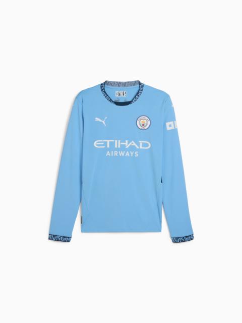 Manchester City 24/25 Home Men's Long Sleeve Soccer Jersey