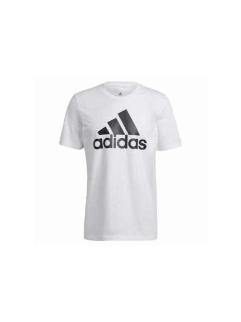 adidas Essentials Big Logo Tee White/Black
