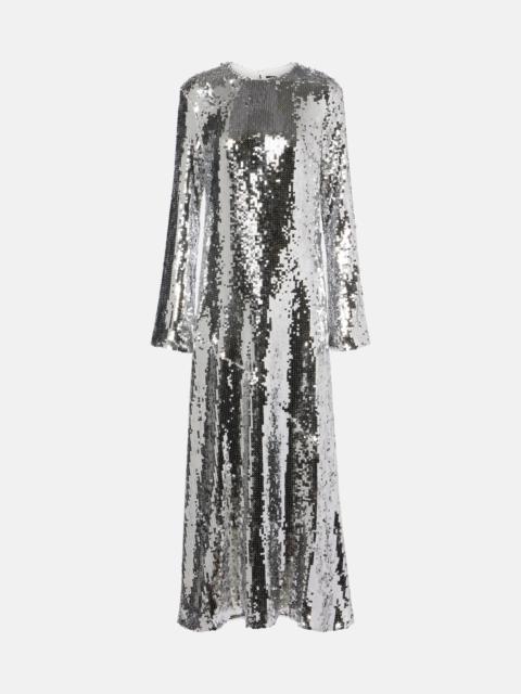 Sequined maxi dress