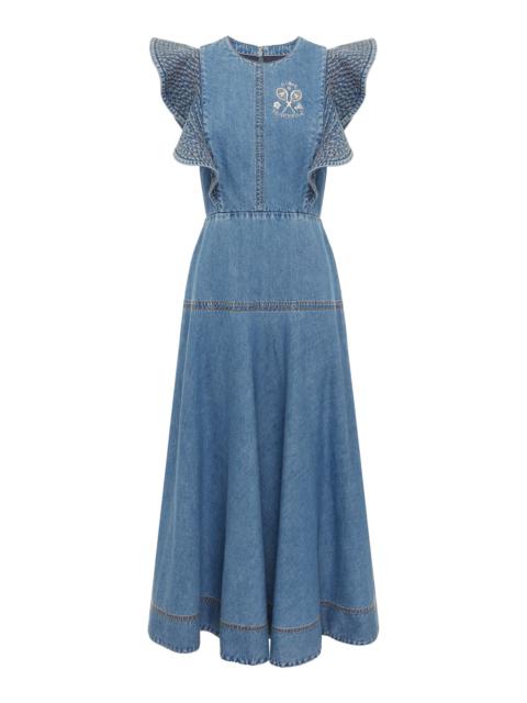 Stephi Denim Midi Dress