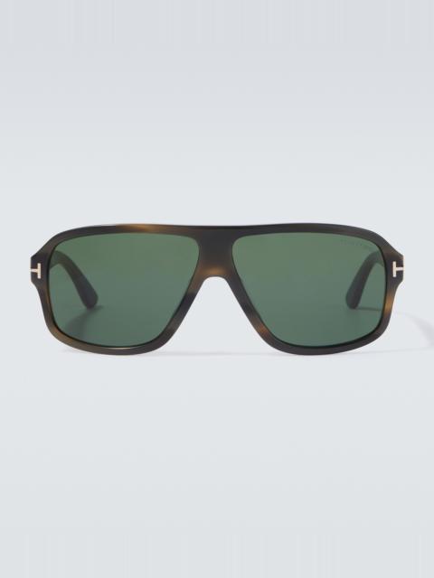 William flat-top sunglasses