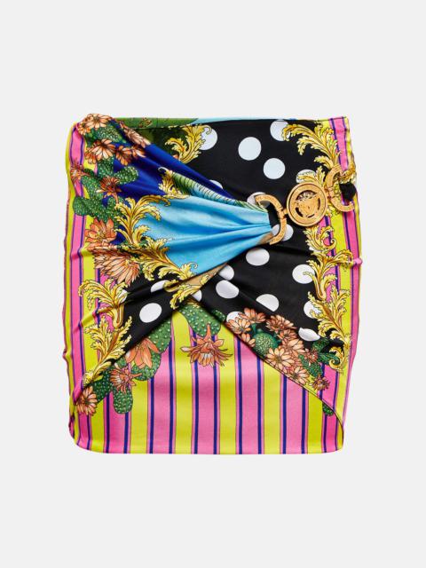 Medusa Palm Springs wrap miniskirt