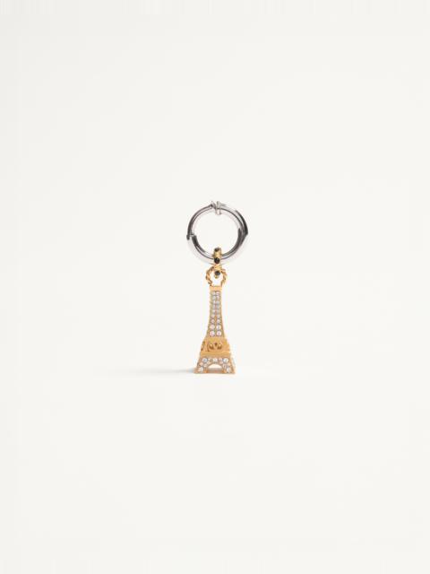 VALENTINO GARAVANI CHEZ VALENTINO SINGLE EARRING IN METAL AND SWAROVSKI® CRYSTALS