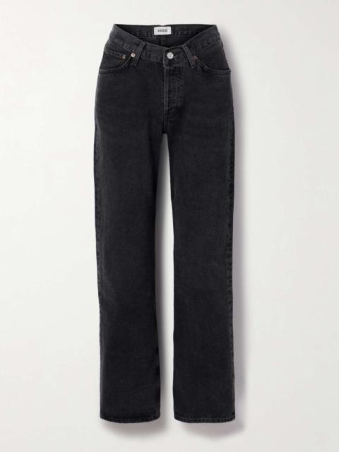 V-Waist Kelly high-rise straight-leg jeans