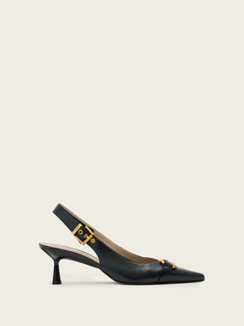 HERA LEATHER SLINGBACK SHOES