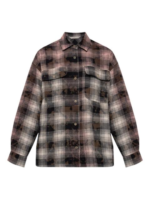 checked pocket shirt