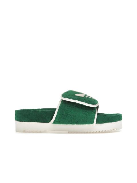 adidas x Gucci GG Platform Sandal Green (Women's)