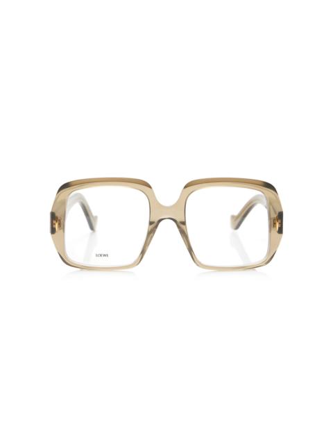 Square-Frame Acetate Glasses neutral