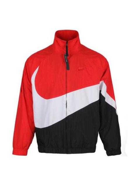 Nike AS Men's Sportswear HBR JKT Jacket WVN STMT 'Red White Black' AR3133-657
