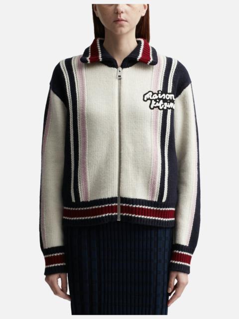 KNITTED COLLEGE BLOUSON
