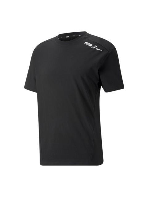 PUMA Graphic Rubber Printed T-Shirt 'Black' 849536-01