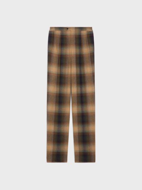 pyjama trousers  IN CHECKED WOOL