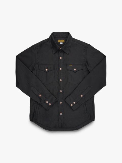 8OZ MILITARY WHIPCORD CPO SHIRT - BLACK