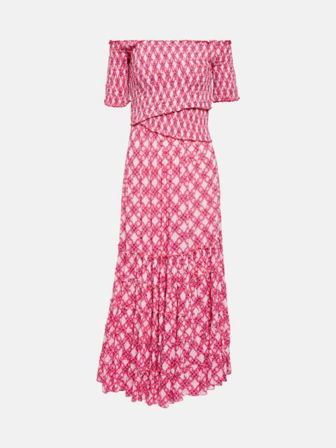 Soledad printed midi dress