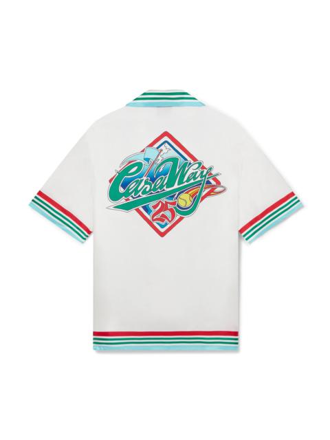 Casa Way World Series Short Sleeve Silk Shirt | Casablanca Paris