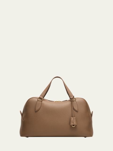 Needle Medium Fine Grain Leather Shoulder Bag