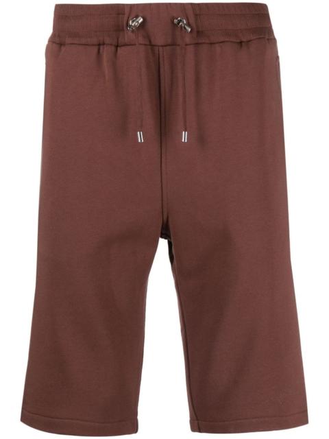 logo-print track shorts