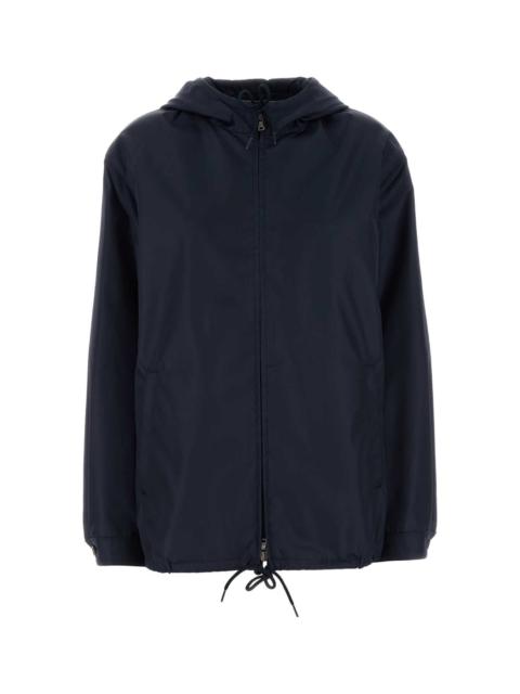 Dark Blue Re-Nylon Jacket Blu Exterior: Giubbini