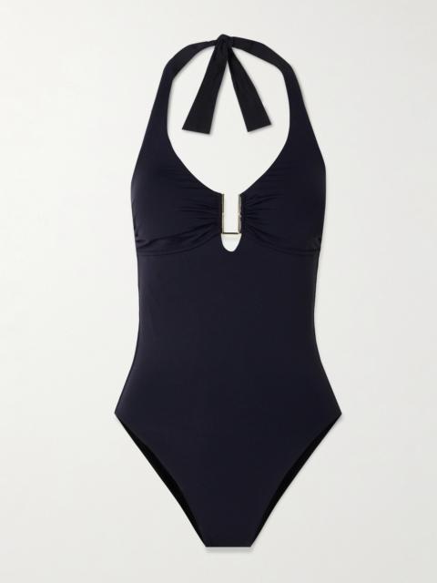 Tampa Embellished Halterneck Swimsuit