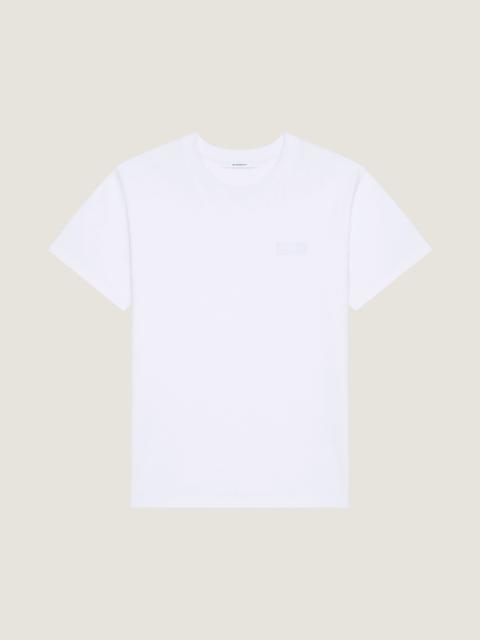 T-SHIRT IN COTTON WITH GIVENCHY PATCH