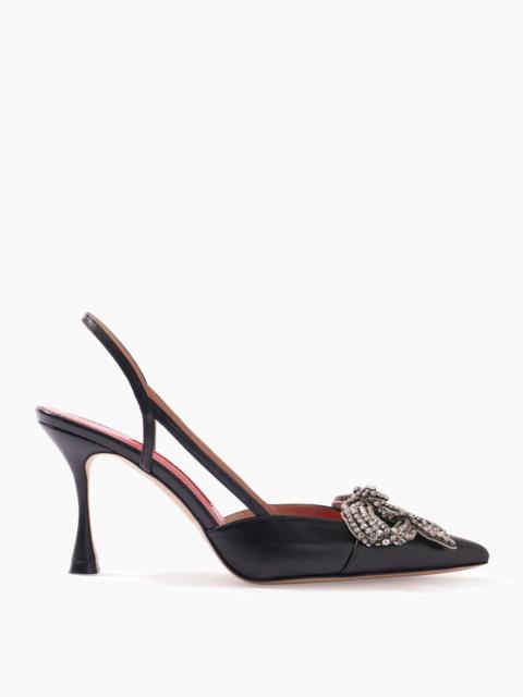 Leather Slingback Heels