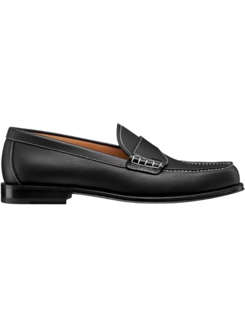 Dior Granville Loafer in Grained Calfskin Black