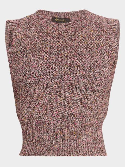 Ispra Sleeveless Tweed-Knit Sweater