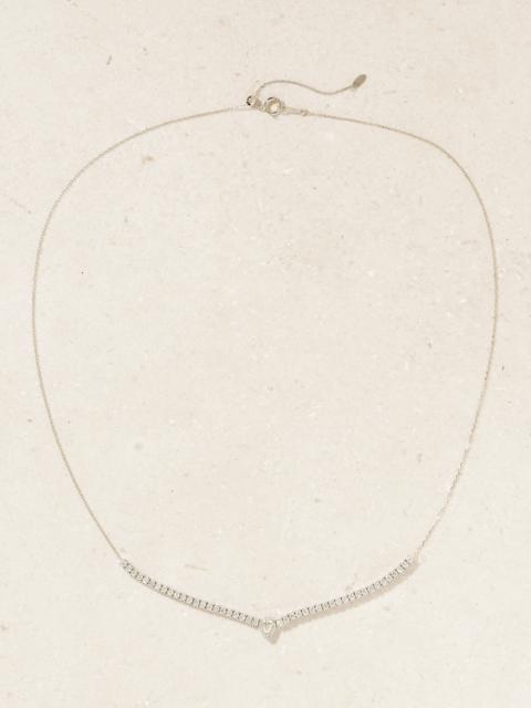 18-karat White Gold Diamond Necklace