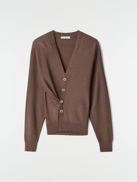 RELAXED TWISTED CARDIGAN IN MERINO BLEND