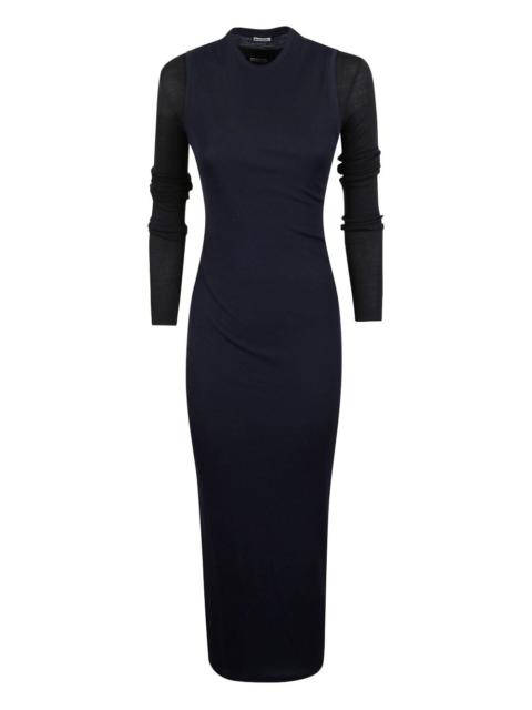 long-sleeve maxi dress