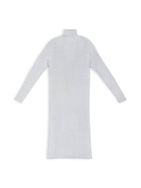 Women's Lurex Dress in Silver