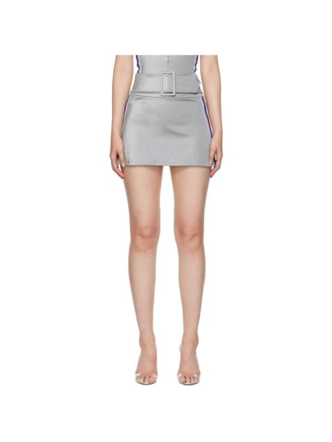 Gray Magnet Miniskirt