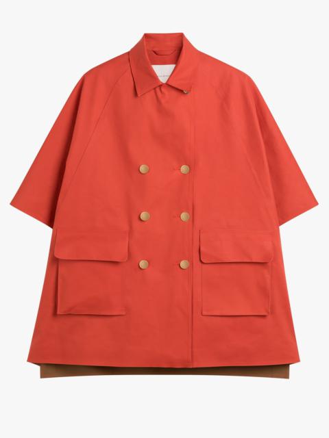 GLENDEARG JAFFA BONDED WOOL CROPPED PONCHO