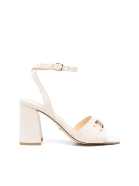 80mm leather sandals