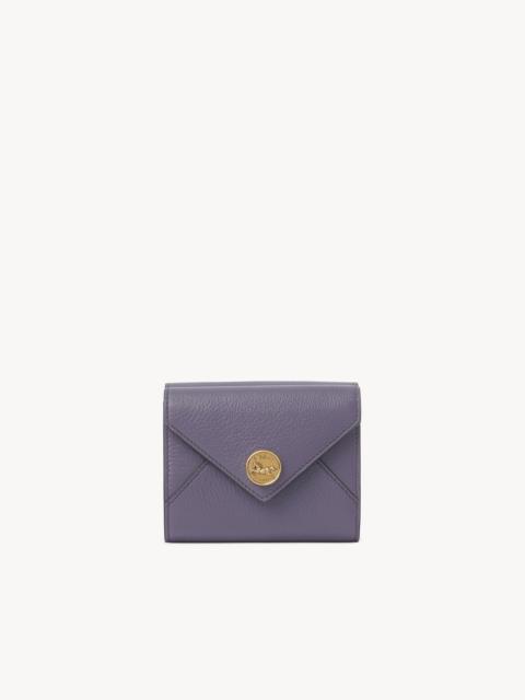 SMALL ENVELOPE TRI-FOLD IN GRAINED LEATHER