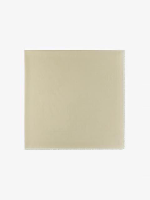 Jacquard Shawl with Mirror Snake Monogram