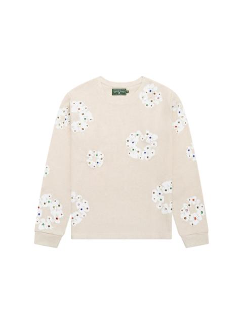 Denim Tears Rhinestone Cotton Wreath Thermal Oatmeal