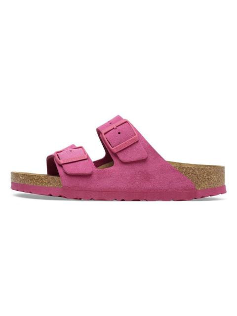 (WMNS) Birkenstock Arizona Suede Leather Sandals 'Fuchsia Tulip' 1027124
