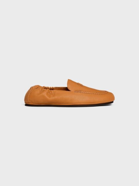 CELINE ADAM LOAFER WITH TRIOMPHE IN GOATSKIN